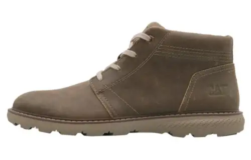 CAT Trey 2.0 Leather Abrasion Resistant Slip Resistant Ankle Length Outdoor Boots Men's Light Umber