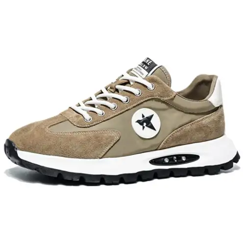 JANE HARLOW Fabric Low top Casual Shoes Men's Khaki