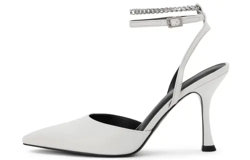 CHARLES&KEITH High Heels Women's White/Fuchsia/Black