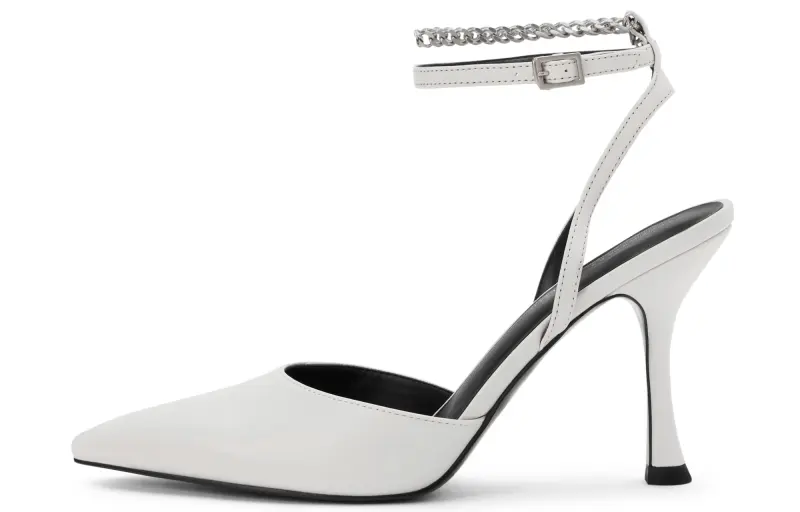 CHARLES&KEITH High Heels Women's White/Fuchsia/Black