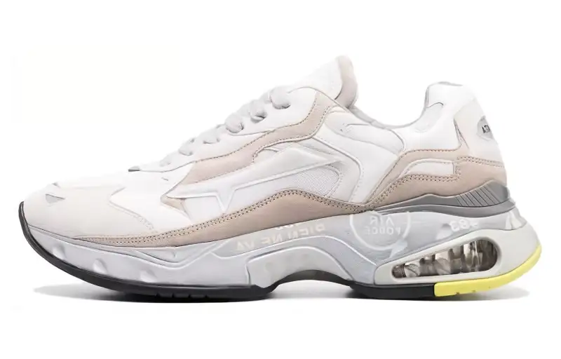 PREMIATA Sharky Leather Cushioning Low top Casual Shoes Men's White