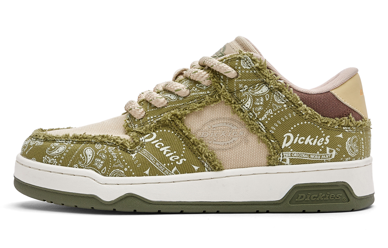 Мужские кеды Dickies Paisley (зеленые)