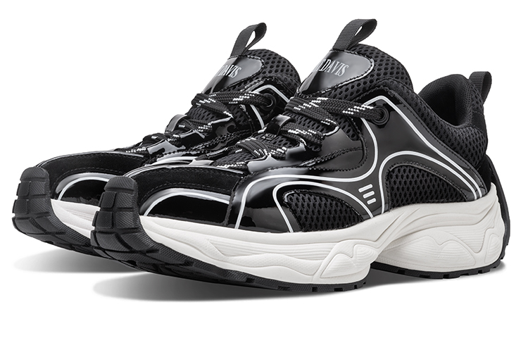 HART DAVIS 001 Mesh Classic Vintage Low top Running Shoes Unisex Black