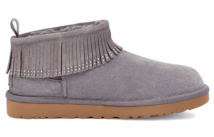 UGG Ultra Mini Fringe Bling 'Purple Grey' Women's