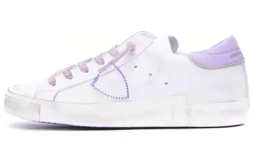 PHILIPPE MODEL Leather Low top Skateboard Shoes Women's White