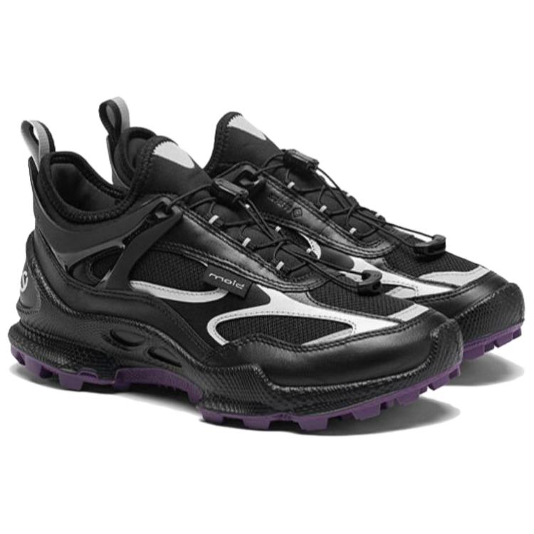 Ecco Biom C Trail Cow Leather Low top Mountaineering Shoes Women’s Black Purple