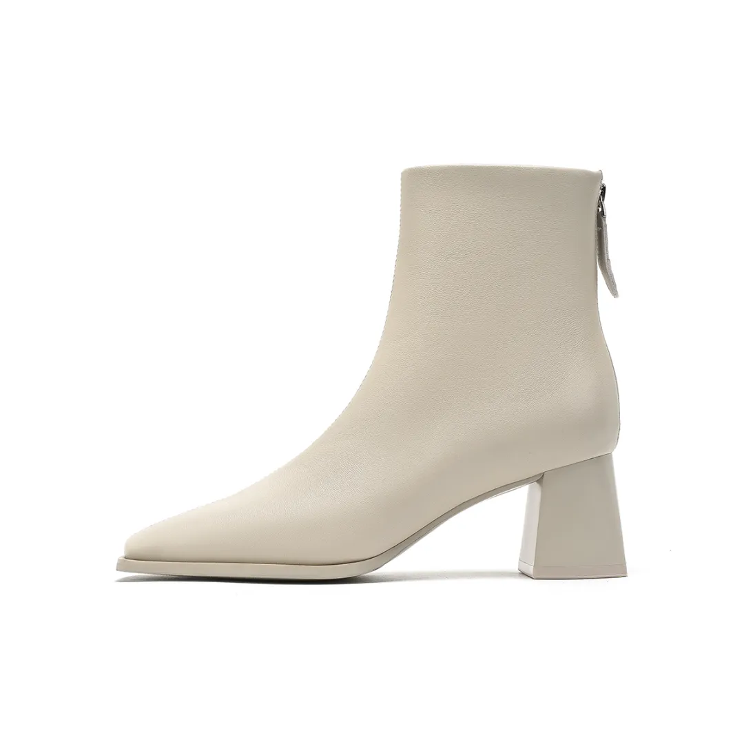 HARSON Sheepskin Ankle Boots 5.5cm Women's
