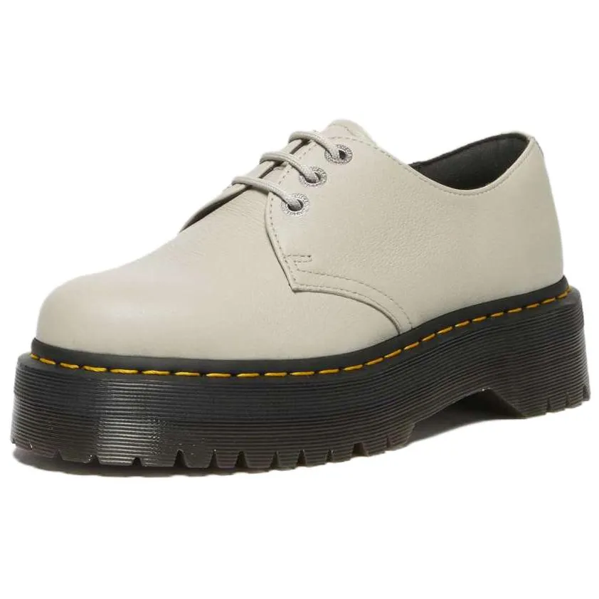 Dr.Martens Leather Casual Shoes Women's Ecru