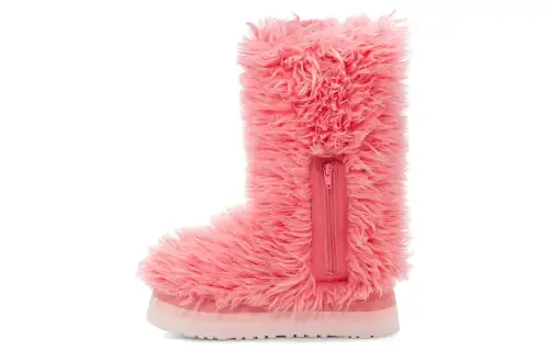 UGG Eco Friendly Recycled Collection Shearling Mid Calf Boots Women's Pink
