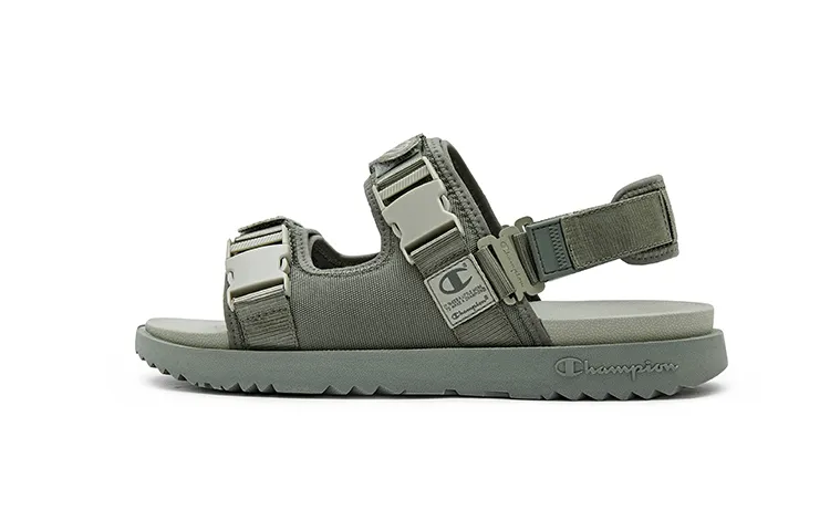 Champion Campus One Strap Sandals Men's Dark Green
