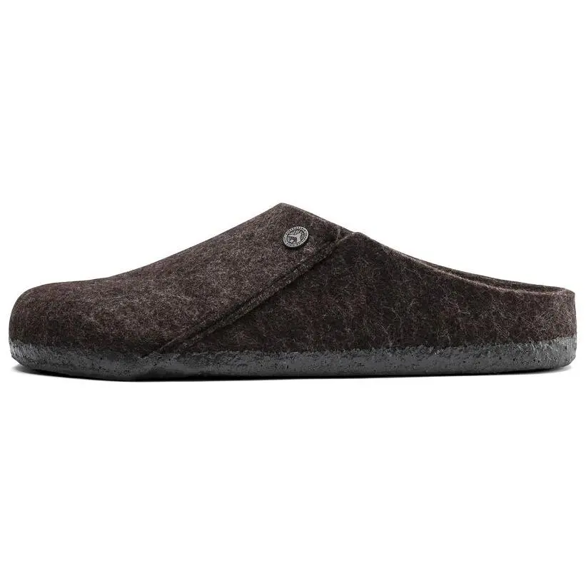 Birkenstock Zermatt Slip Resistant Slip Resistant Closed Toe Slippers Unisex Dark Brown Regular