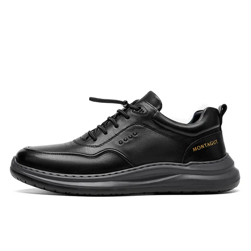 Montagut Casual Shoes Men's Low Top Black/White