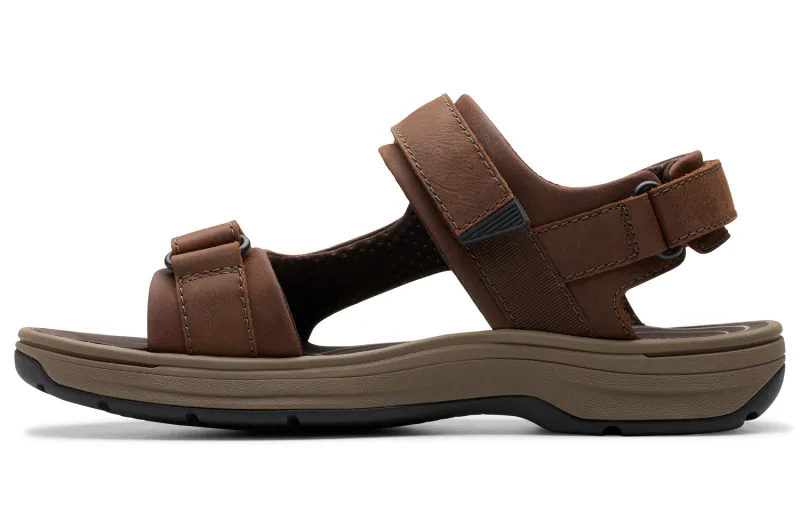 Clarks Beach Sandals Men's Dark Brown