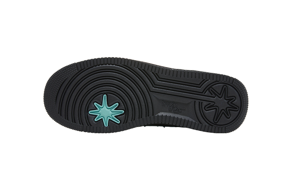 Starwalk Soldier Stars Shoes Abrasion Resistant Low top Skateboard Shoes Unisex Black