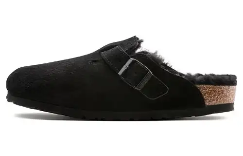 Birkenstock Closed Toe Slippers Men's Black