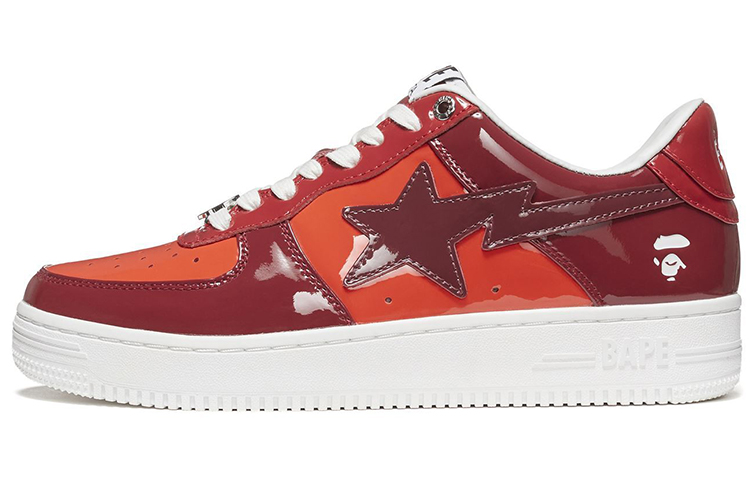 Мужские кеды A BATHING APE BAPE STA Combo (красные)