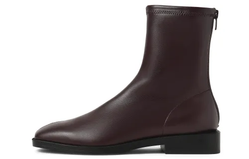 CHARLES&KEITH Small Ck Ankle Boots 2.7cm Women's