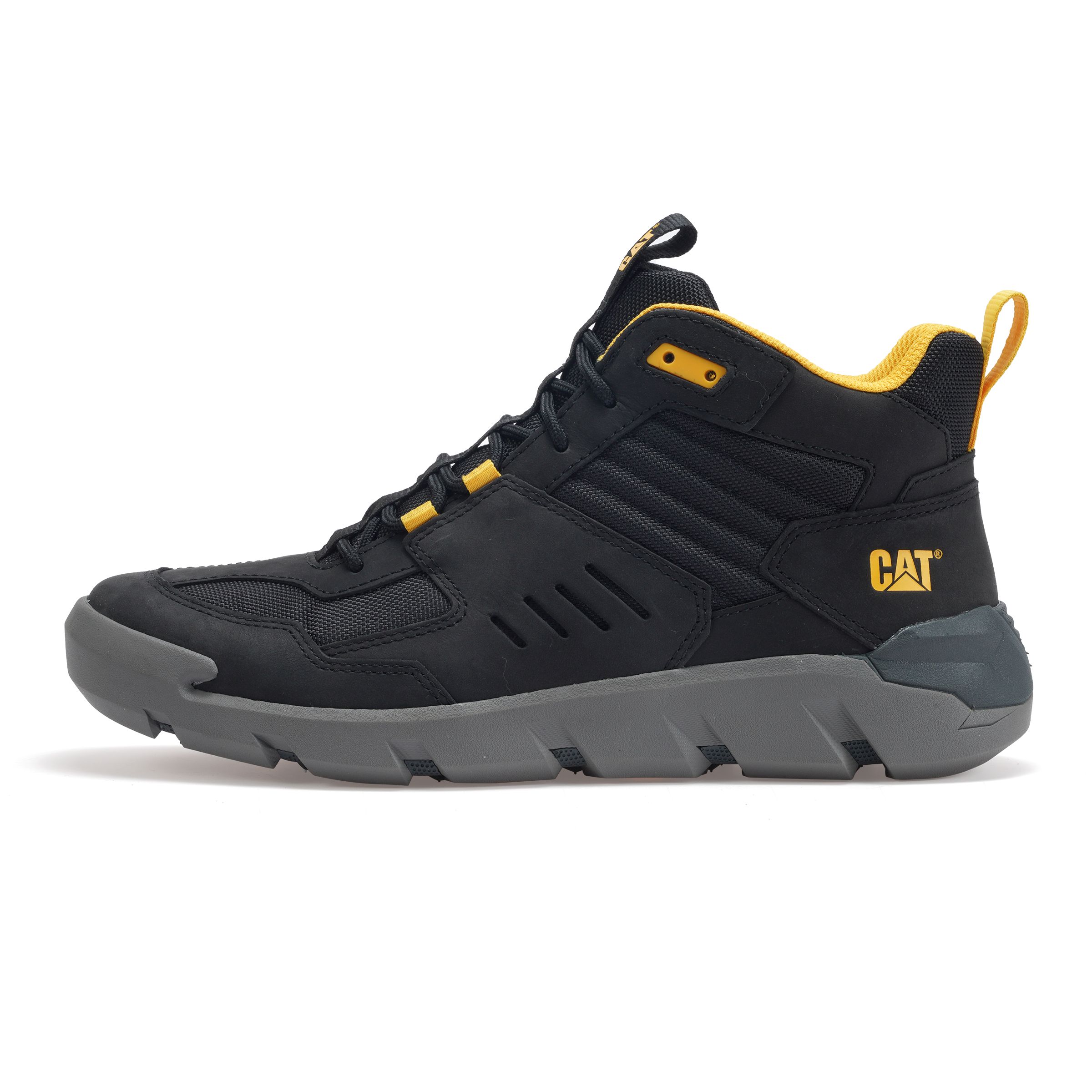 CAT Crail Sport Slip Resistant High top Outdoor Shoes Men’s Black
