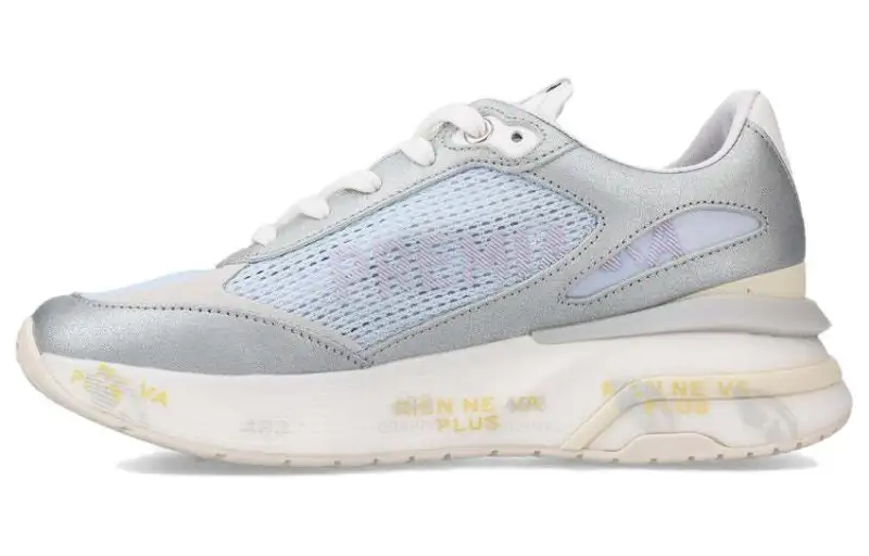 PREMIATA Pu Low top Casual Shoes Women's Silver