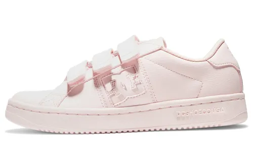 DC Shoes Striker V Suede Slip Resistant Abrasion Resistant Low top Skateboard Shoes Women's Pink