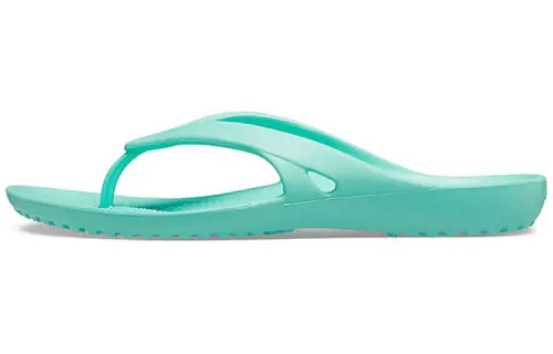 Crocs Kadee 2 Cozy Non Slip Sports Slippers Green Women's