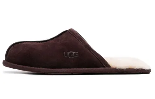 UGG Pearle Abrasion Resistant Abrasion Resistant Closed Toe Slippers Men's Coffee