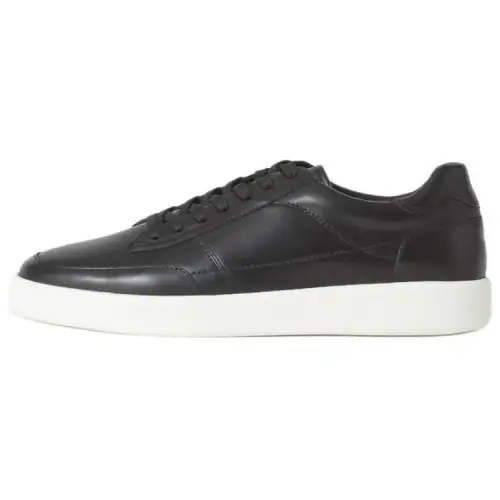 VAGABOND SHOEMAKERS Leather Abrasion Resistant Slip Resistant Low top Skateboard Shoes Men's Black