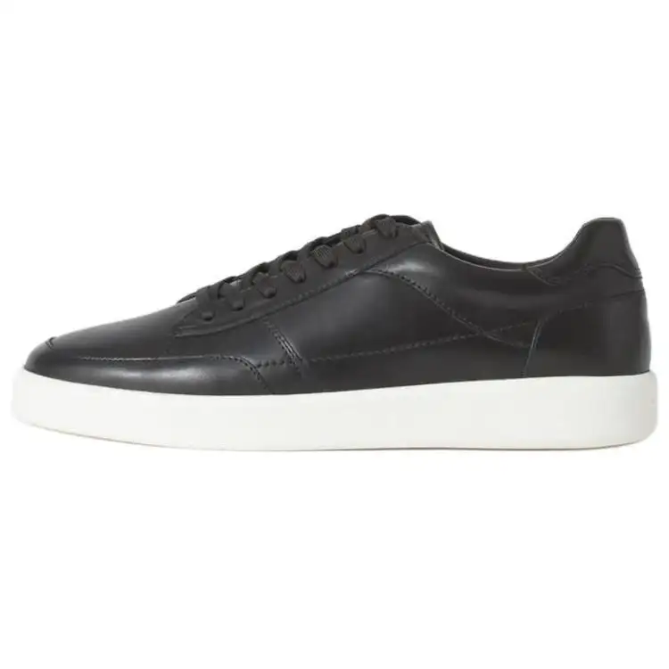 VAGABOND SHOEMAKERS Leather Abrasion Resistant Slip Resistant Low top Skateboard Shoes Men's Black