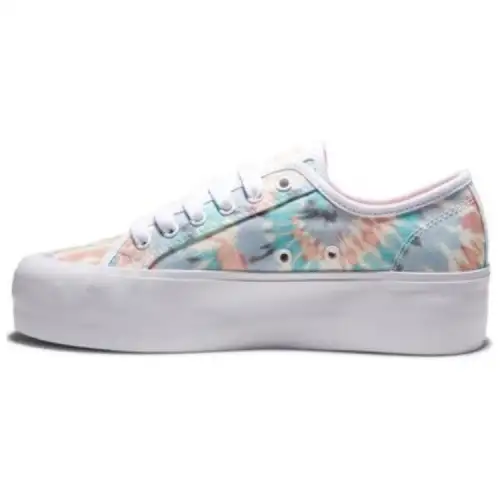 DC Shoes Slip Resistant Cushioning Low top Skateboard Shoes Women's Multicolor