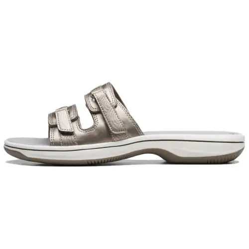 Clarks Foam Sole Slide Slippers Women's Tin