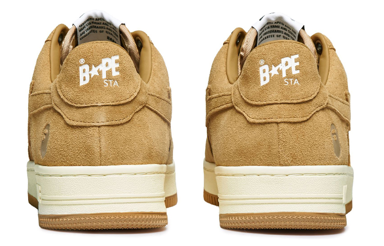 Женские кеды A BATHING APE A BATHING APE STA (желтый) — Жёлтый — фото 3