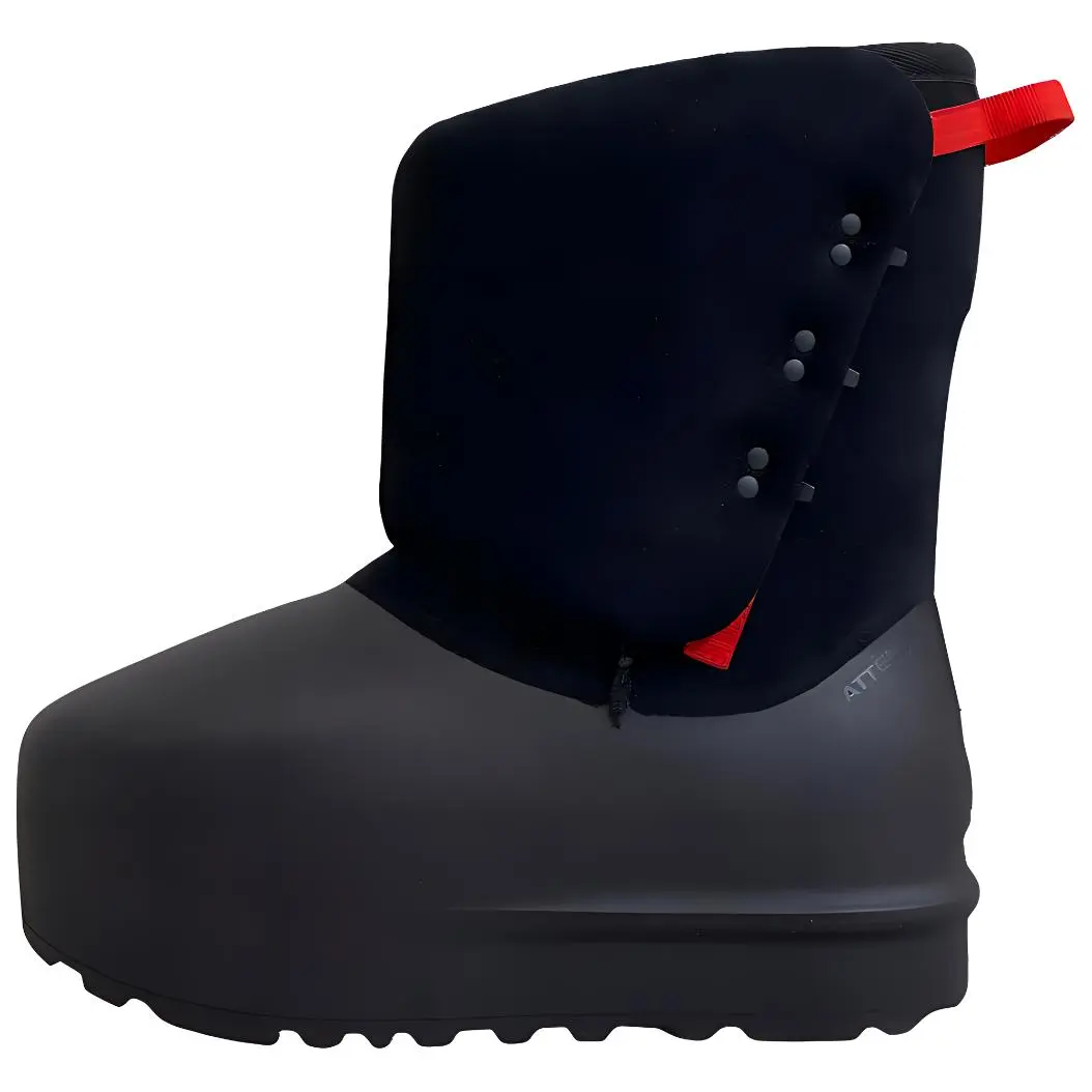 ATTEMPT x UGG Crispy Crust Cream Puff 2.0 Short Snow Boots Unisex Black