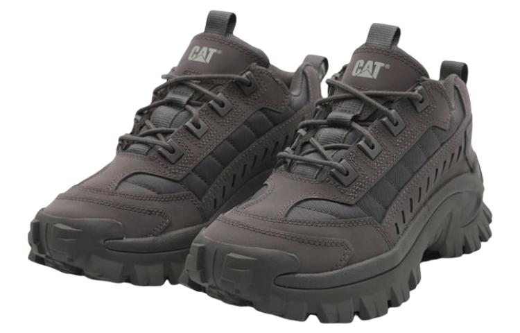 CAT Intruder Collection Slip Resistant Abrasion Resistant Low top Outdoor Shoes Unisex Dark Gray