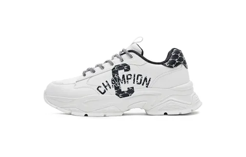 Champion Fabric Chunky Sneakers Women's Black White