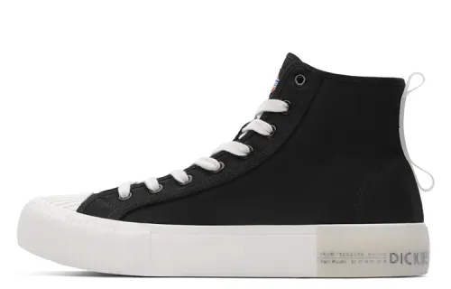 Dickies Canvas Shoes Unisex High Top Black