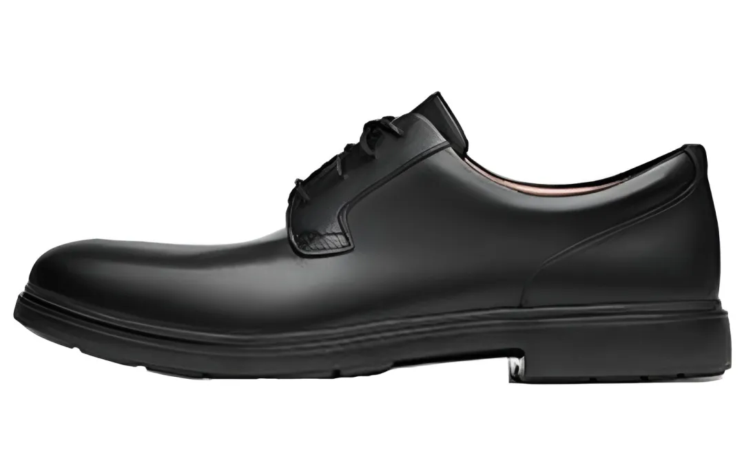 Clarks Cow Leather Dress Shoes Men's Black