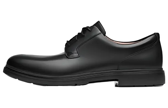 Clarks Cow Leather Dress Shoes Men's Black