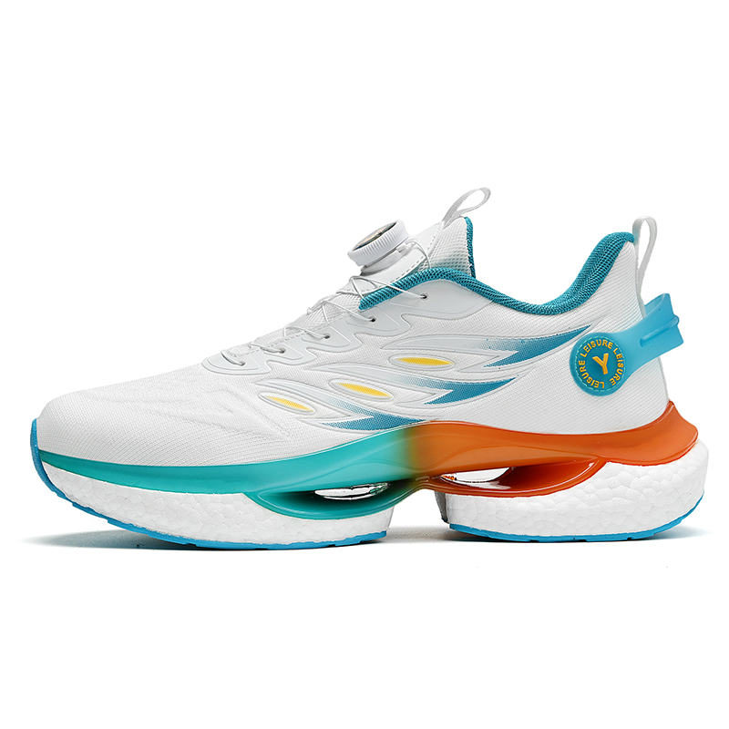 TOMAY Fabric Slip Resistant, Abrasion Resistant, Height Increasing Low top Running Shoes Men’s