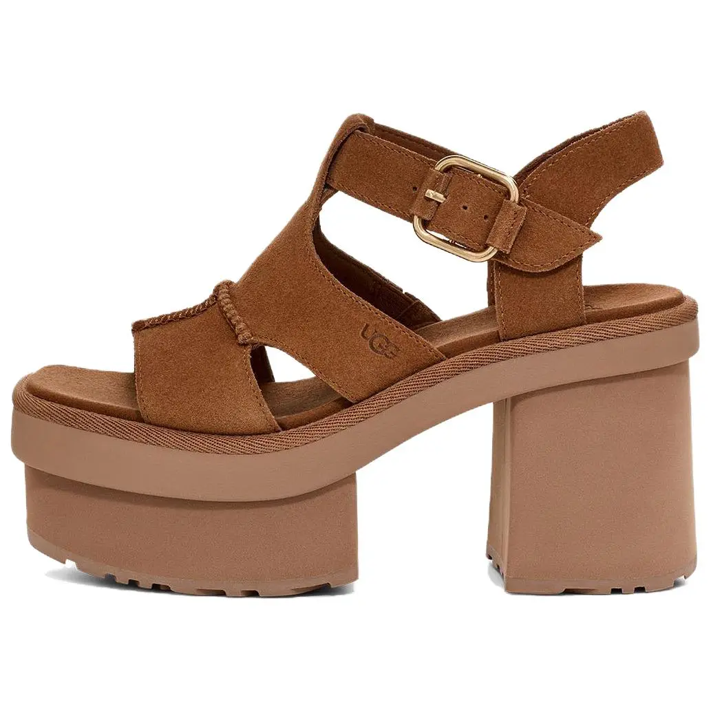 UGG New Heights One Strap Sandals Women's Chestnut