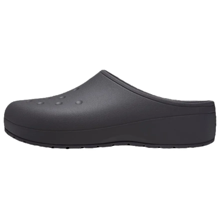 Crocs Slip Resistant Closed Toe Slippers Unisex Black