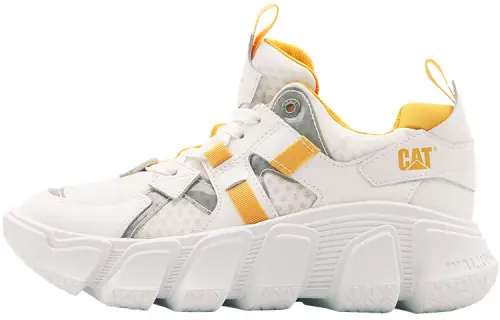 CAT Imposter Mesh Low top Sports Casual Shoes Unisex White Yellow