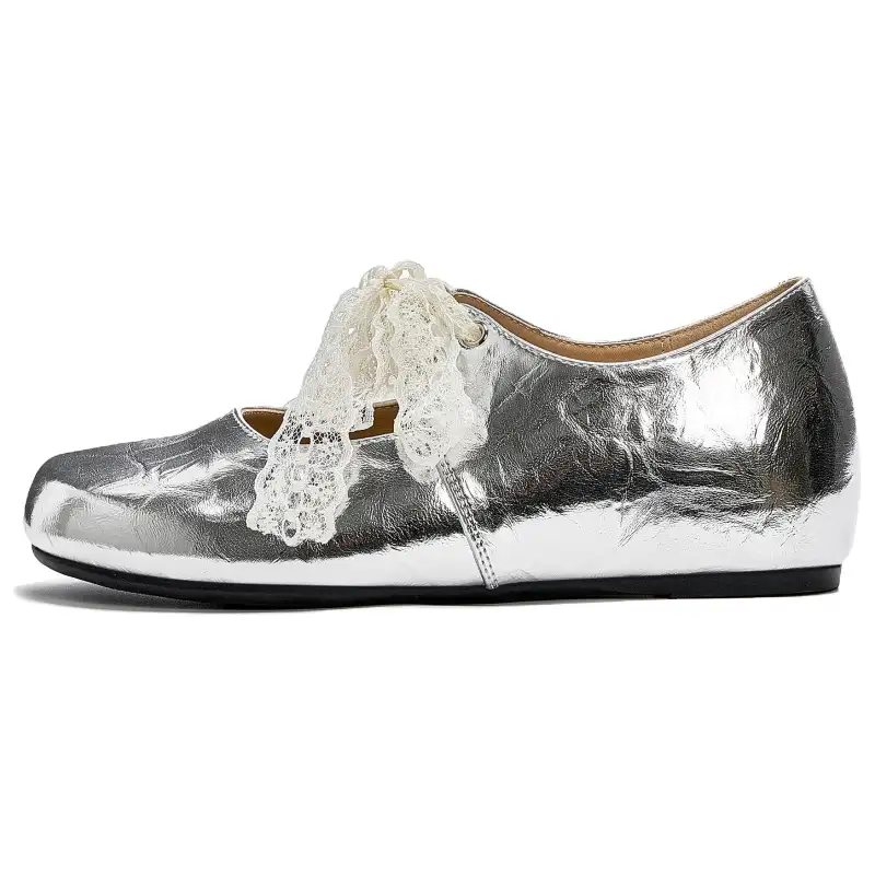 DAPHNE synthetic leather, versatile, niche fashion, elegant and comfortable, flat heel Mary Jane shoes for women