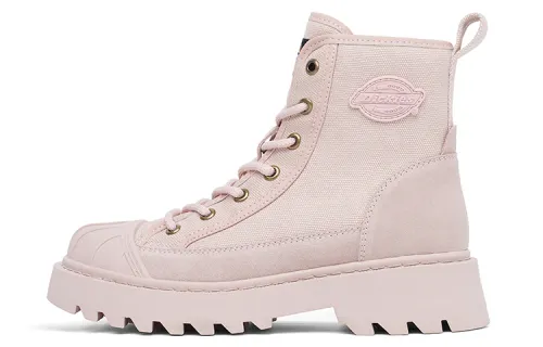 Dickies Short Combat Boots Women's Pink