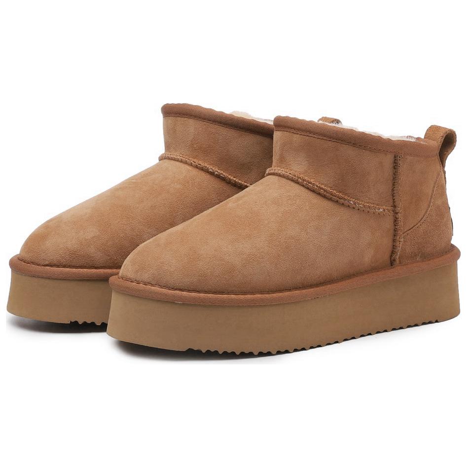 TASMAN AUS Sheepskin Thermal Height Increasing Thermal Height Increasing 8.5cm Crew Snow Boots Women's