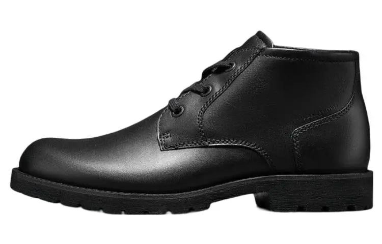 Ecco Ankle Length Combat Boots Men's Black