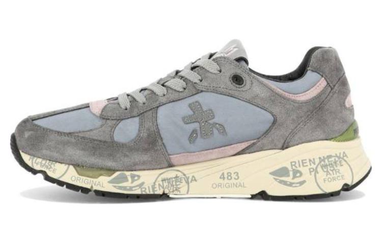 PREMIATA Mase Low top Casual Shoes Men's Gray Blue