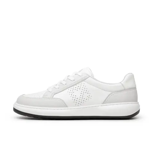Chrisdien Deny Cow Leather Casual Shoes Men's White