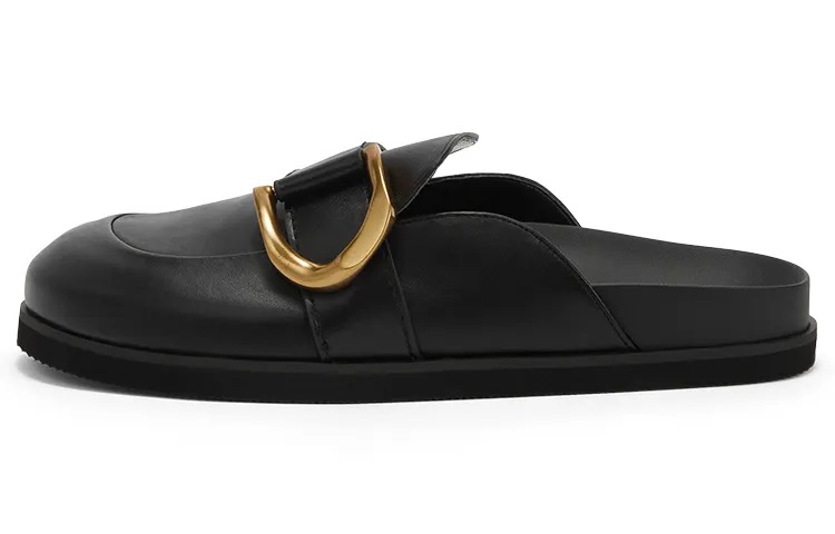 CHARLES&KEITH Cow Leather Women's Casual Shoes Women's Black