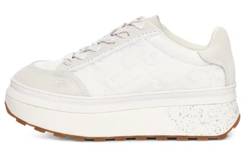 UGG Marin Lace Logo Sneaker 'White' Women's