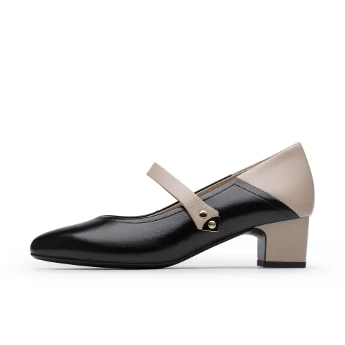 Chrisdien Deny Chunky Heel Mary Jane Shoes Women's